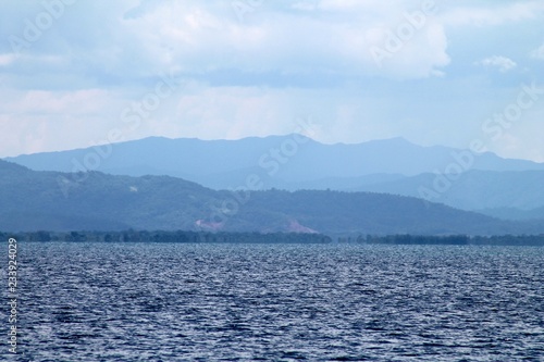 view of an island in the sea