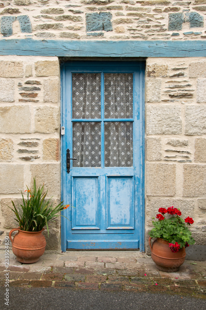 Vecchie porte, Bretagna, Francia