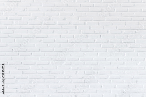 White wall background and textured, Pattern of brick and block concret wall for backdrop