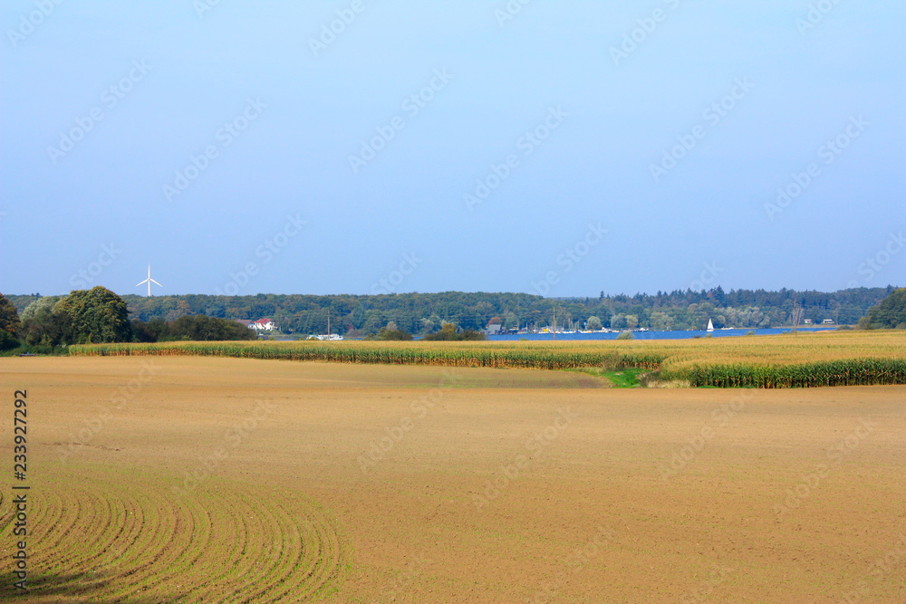 Obraz premium Blick auf den Malchower See