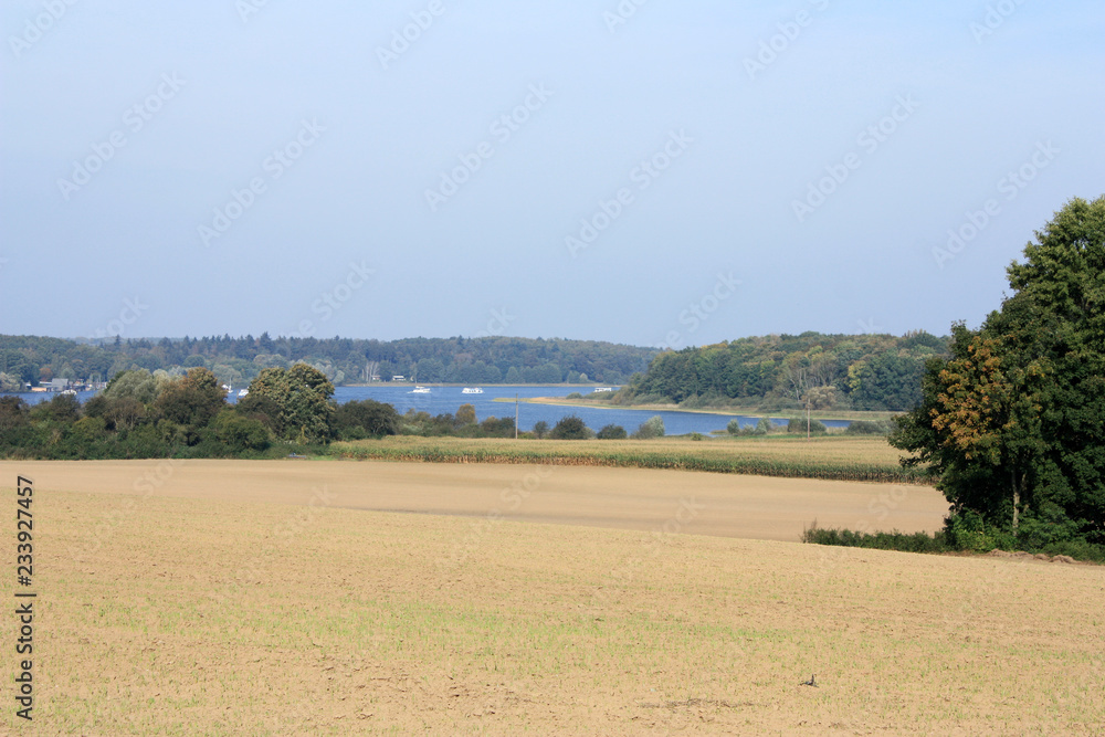 Fototapeta premium Blick auf den Malchower See