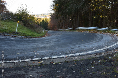 Eifelstraße im Spätherbst photo