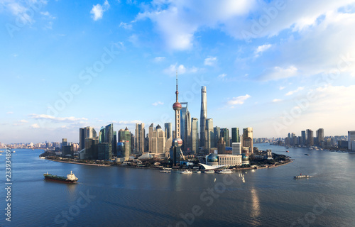 Shanghai skyline and cityscape