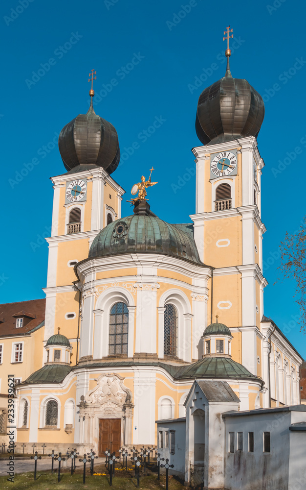 Beautiful church at Metten - Bavaria - Germany