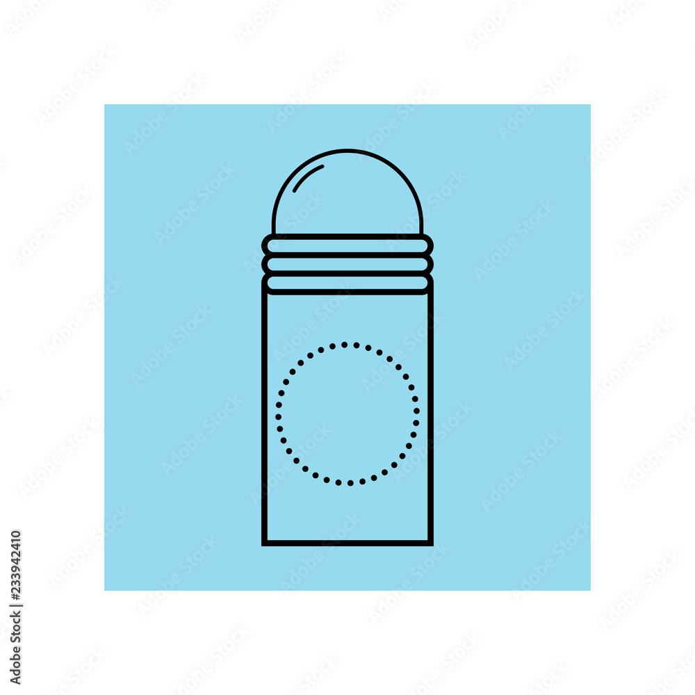 Deodorant. Personal care for body. Hygiene. Flat icon, object isolated on white background. Deodorant. Personal care for body. Hygiene. Flat icon, object isolated on white background.
