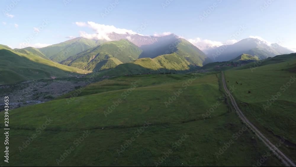 Caucasus. Ossetia. Genaldon gorge.