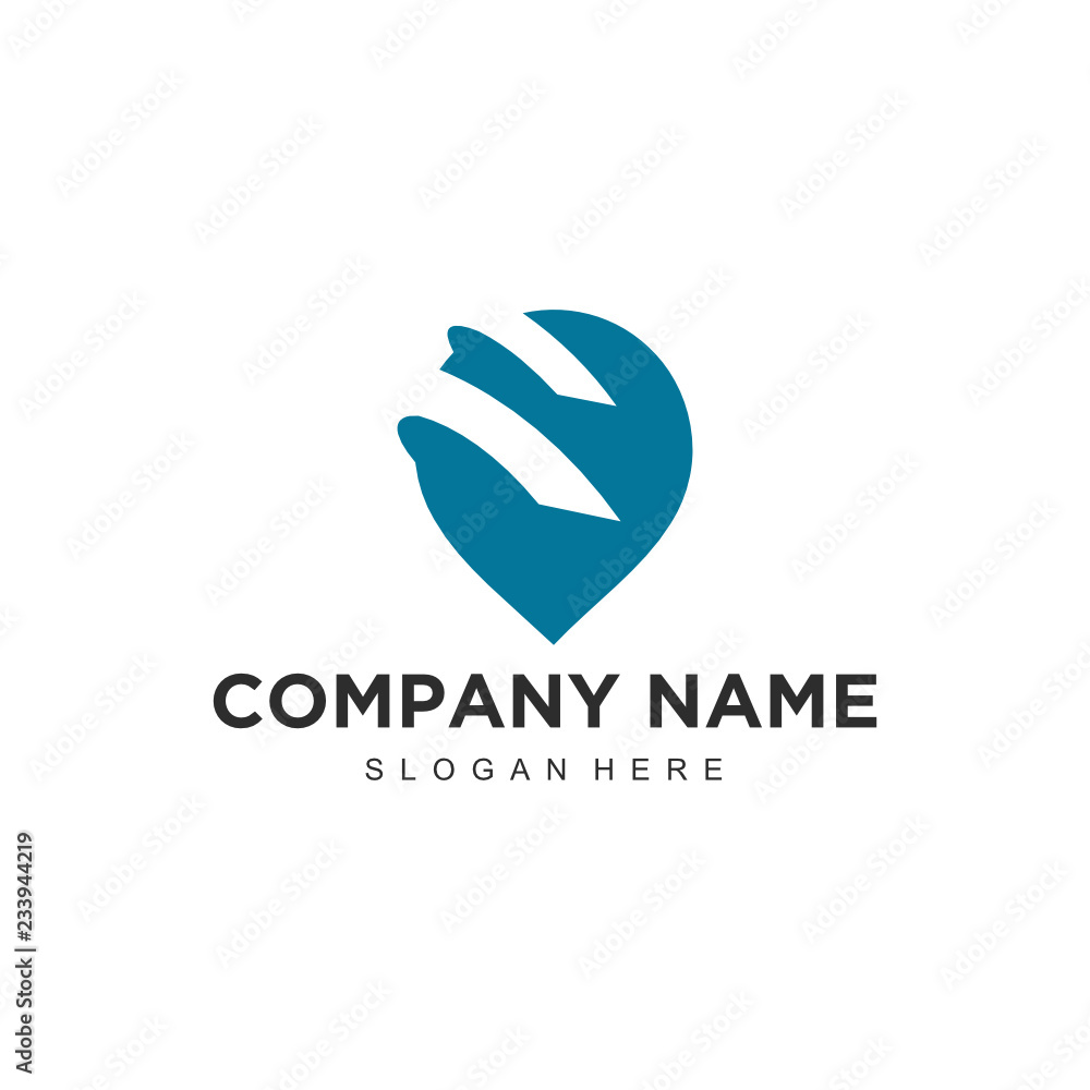 Fototapeta premium Simple minimalistic modern professional logo design letter F vector EPS illustrator template