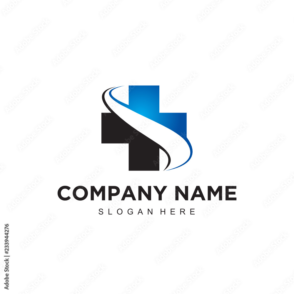 Simple minimalistic modern professional logo design of medical vector EPS illustrator template Simple minimalistic modern professional logo design of medical vector EPS illustrator template