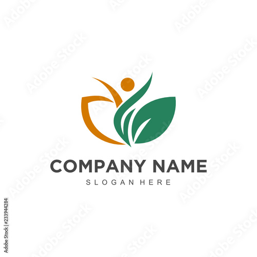 Free Download Simple minimalistic modern professional logo design of organic vector EPS illustrator template - GFXLoad