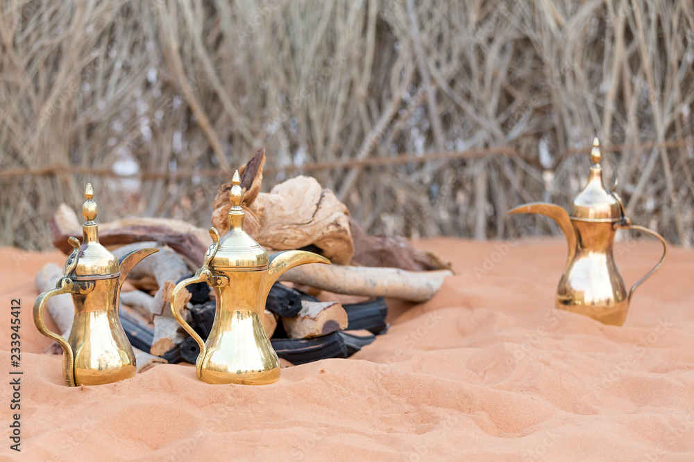 Arabic traditional coffee pot, UAE heritage Stock Photo Adobe Stock