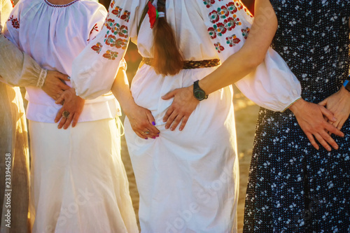 Wallpaper Mural Female hands hold each other's butt Torontodigital.ca