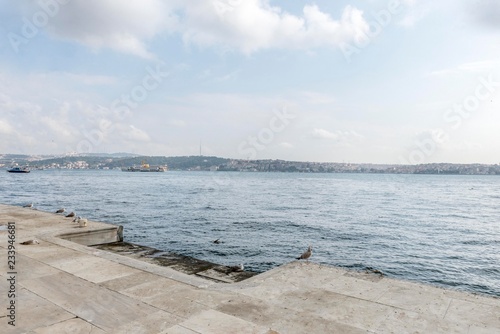 bosphorus bay view from dolmabahce palace