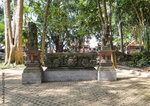 Balinese traditional symbol of hindu religion, Statue at the entrance to the Garuda Wisnu Kencana Cultural Park
