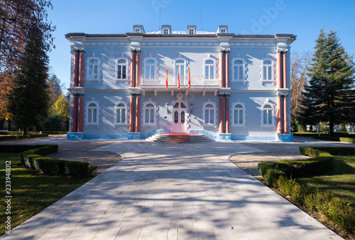 The public official residence of the president of Montenegro, the Blue Palace in Cetinje