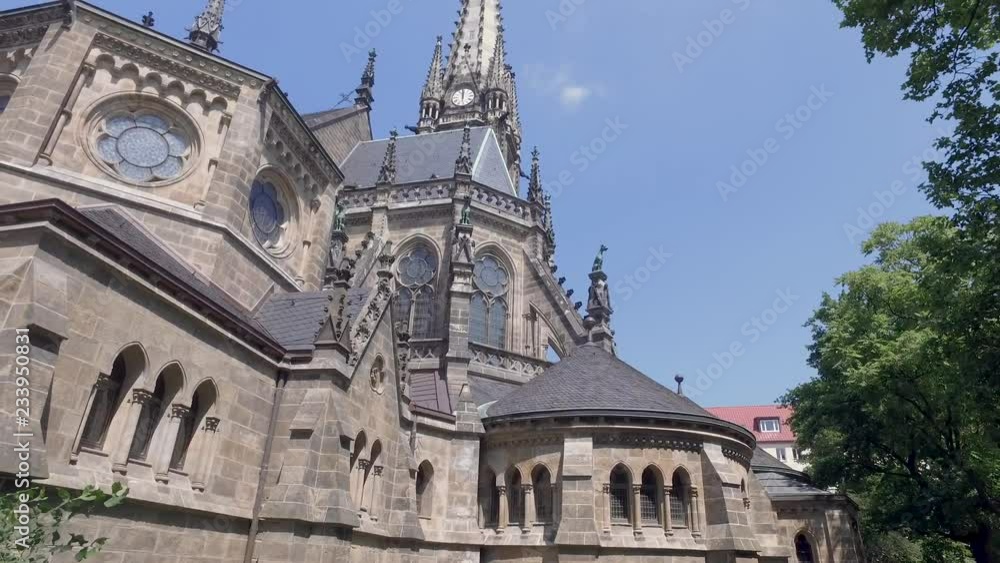 Germany church in the middle of an old city Germany church in the middle of an old city