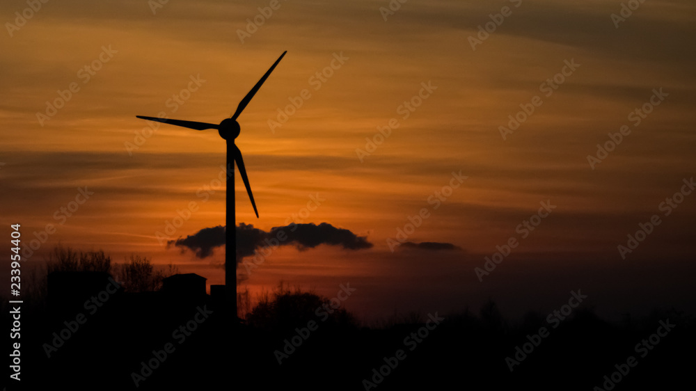 Obraz premium Beautiful sunset near Kugl - Bavaria - Germany