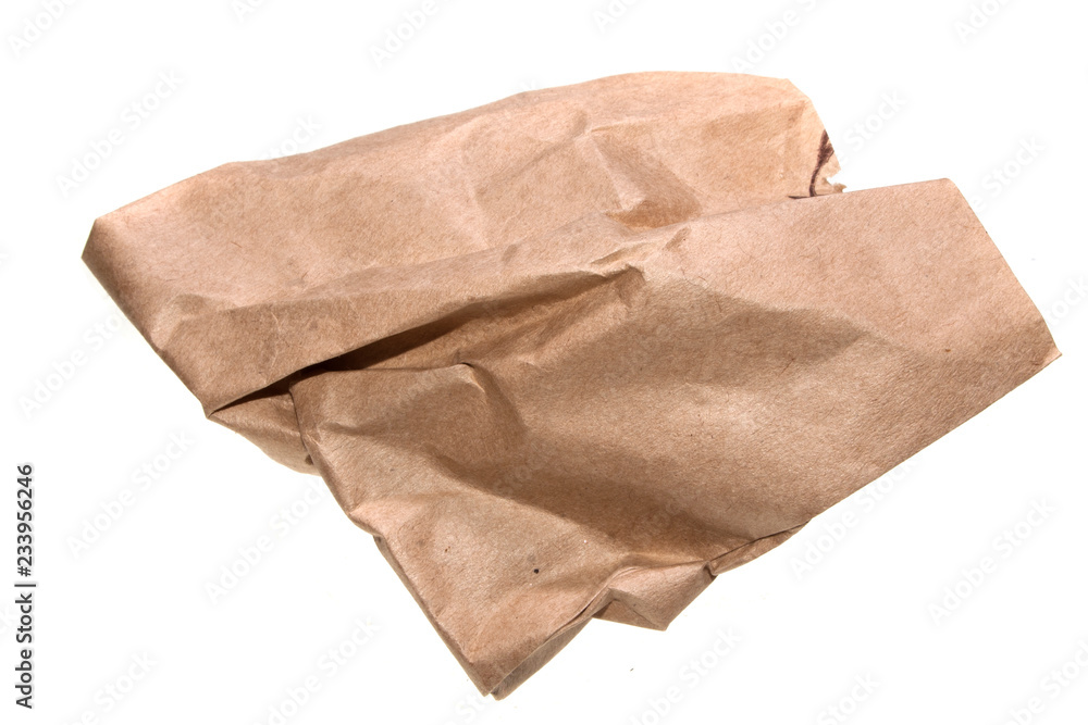 crumpled paper isolated on white background crumpled paper isolated on white background