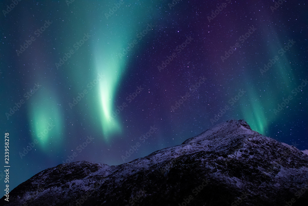 aurore boréale en norvège