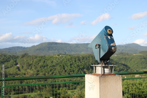 hiking in the mountains