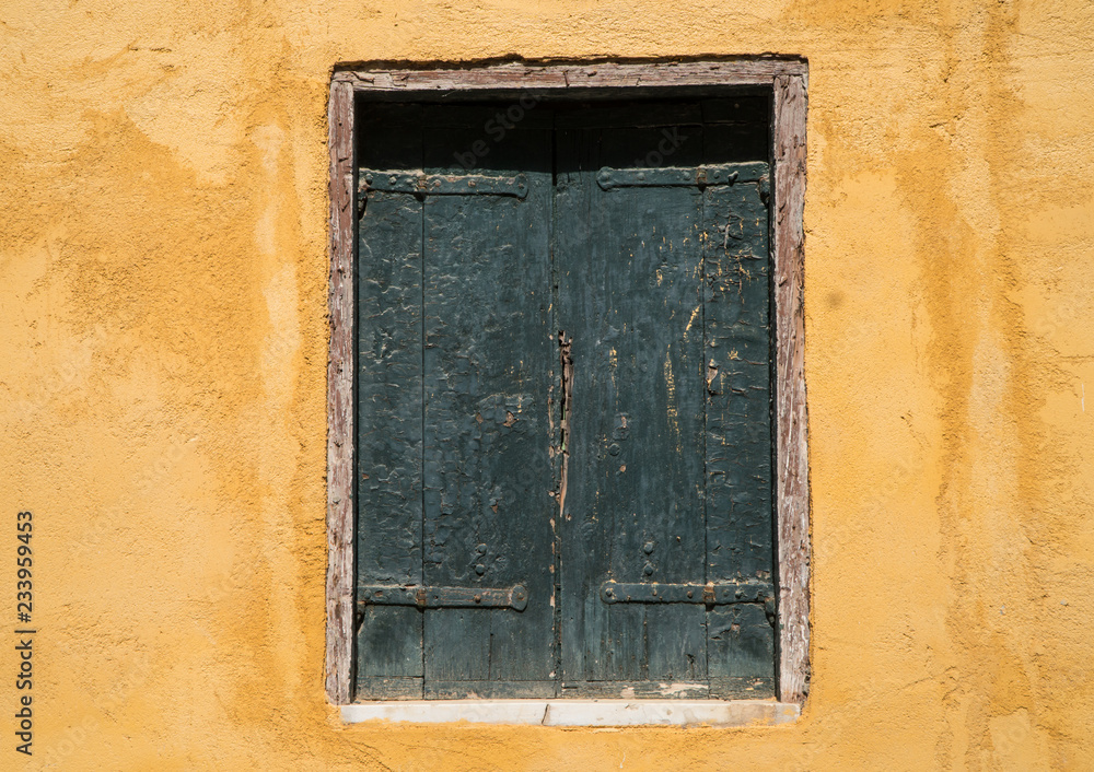 Shuttered window Shuttered window