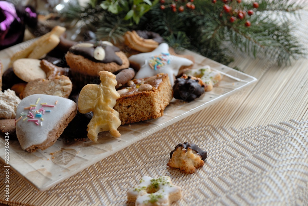 Fototapeta premium Weihnachtsgebäck