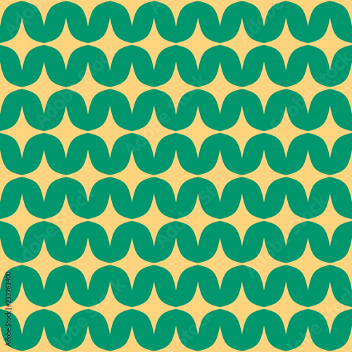 Seamless vector background in wavy lines. Retro chevron pattern