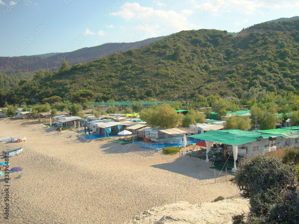 Fototapeta premium Holidays in Northern Greece and Thessaloniki 