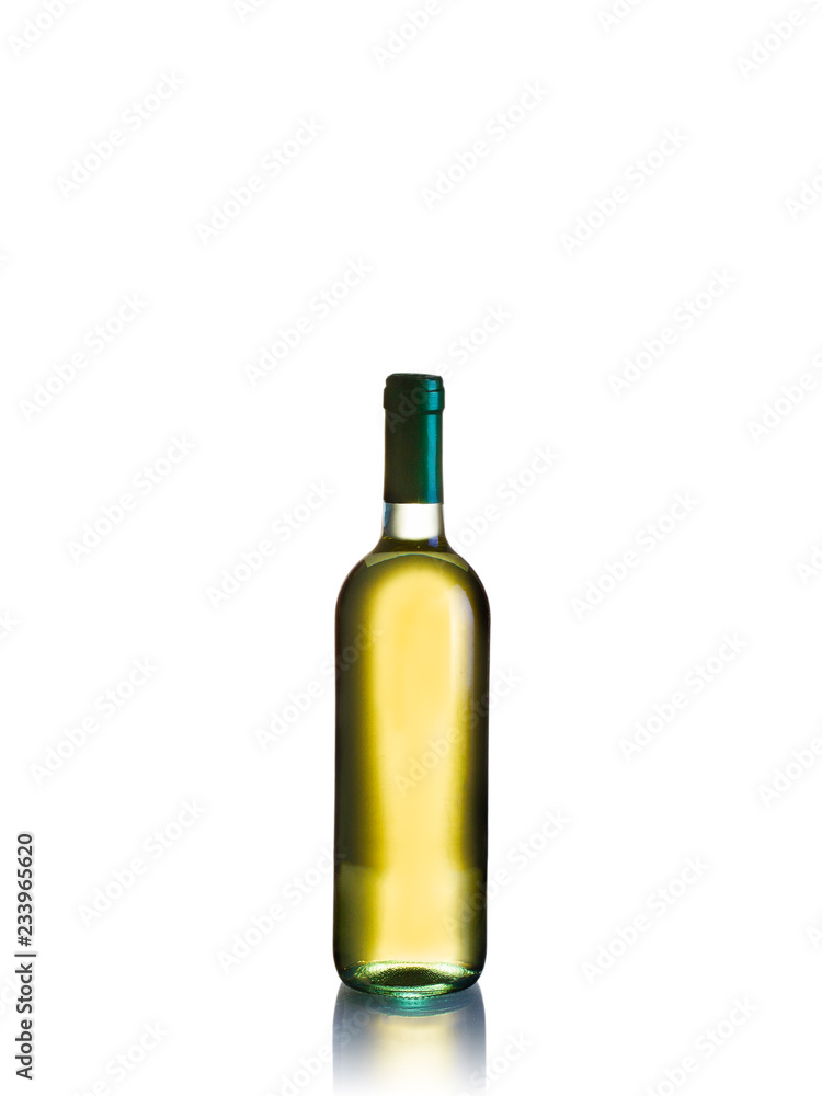 Wine bottle isolated on white background Wine bottle isolated on white background
