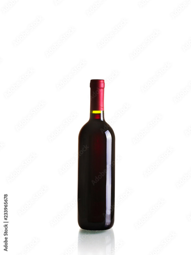 Wine bottle isolated on white background Wine bottle isolated on white background