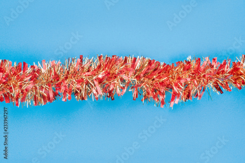Red and golden christmas ti...