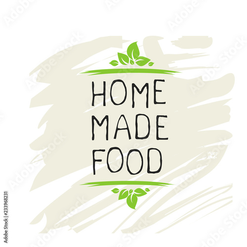 Home made food label and high quality product badges. Bio Organic product Pure healthy Eco food organic, bio and natural product icon. Emblems for cafe, packaging etc. Vector