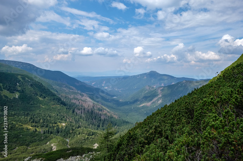 western carpathian mountain panorama in clear day © Martins Vanags
