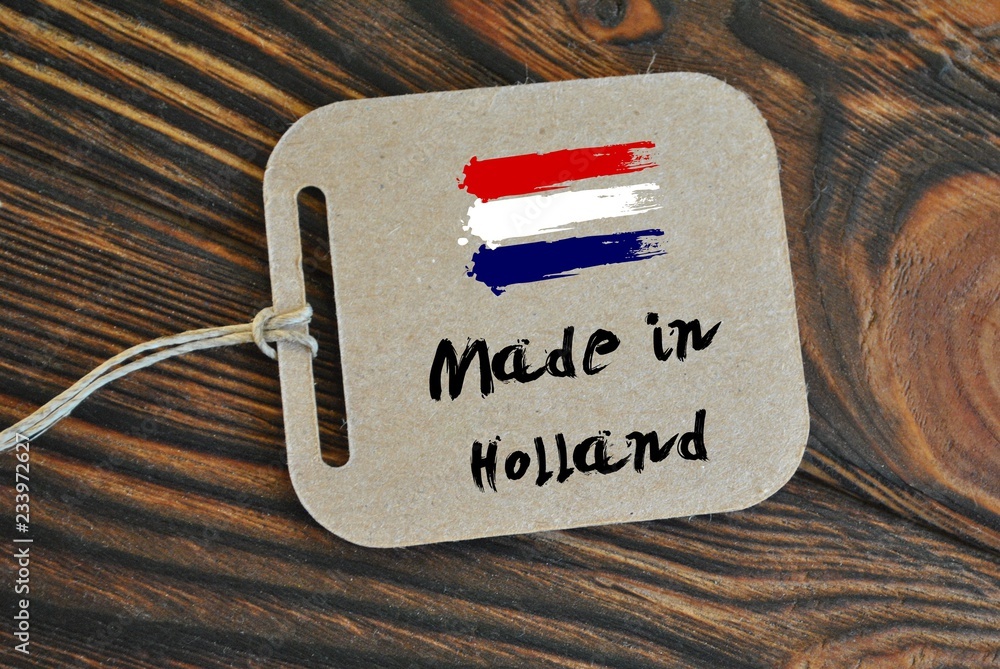 Made in Holland - obrazy, fototapety, plakaty 