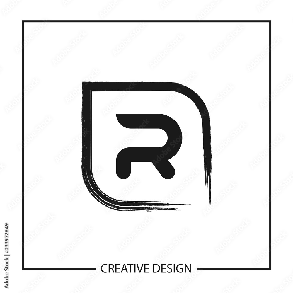 Initial Letter R Logo Template Vector Design Initial Letter R Logo Template Vector Design
