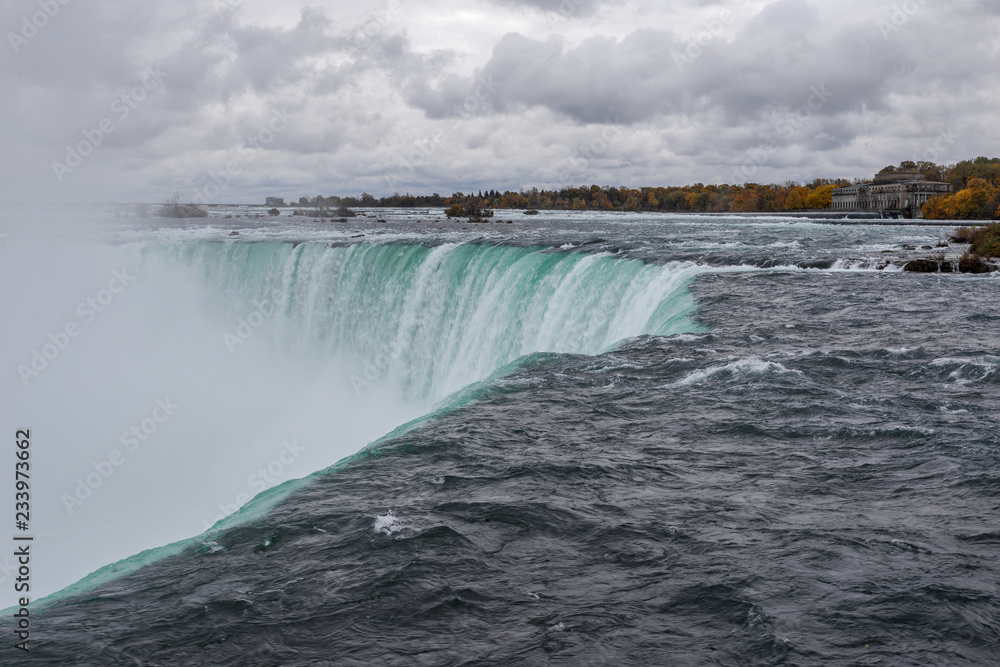 Huge water fall at full power