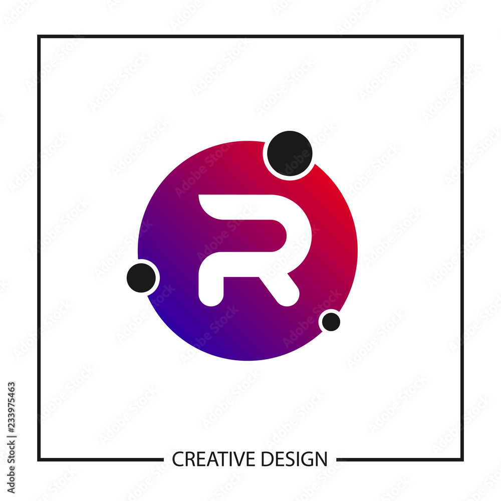 Initial Letter R Logo Template Vector Design Initial Letter R Logo Template Vector Design
