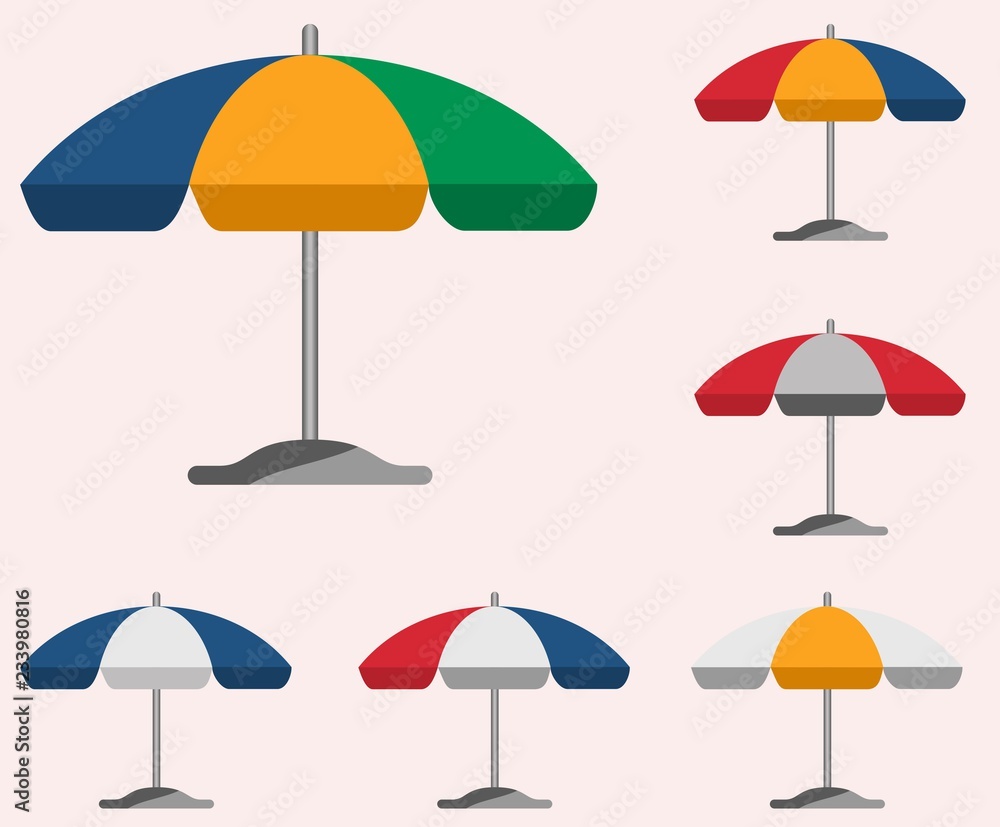 Obraz premium Umbrella Beach