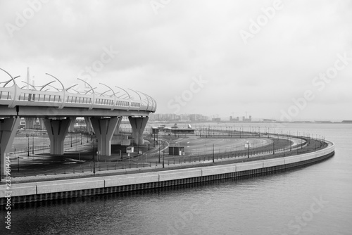 Embankment on Krestovsky island. photo