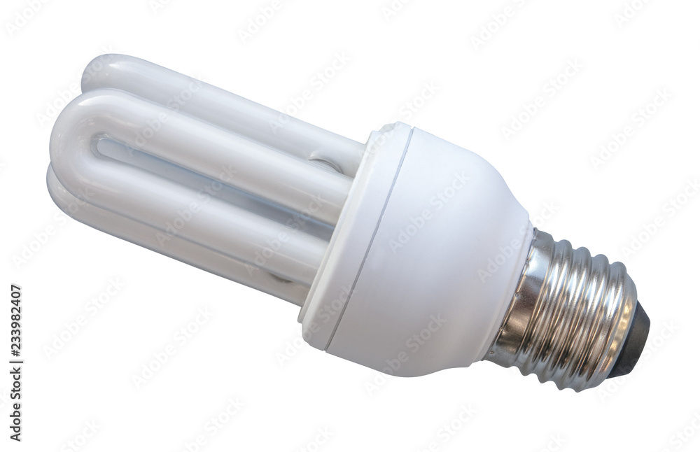 Isolated Energy Saving Lightbulb Isolated Energy Saving Lightbulb