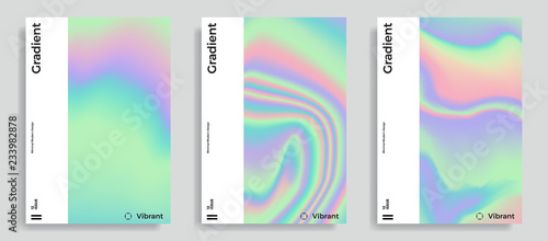 vibrant gradient holographic background