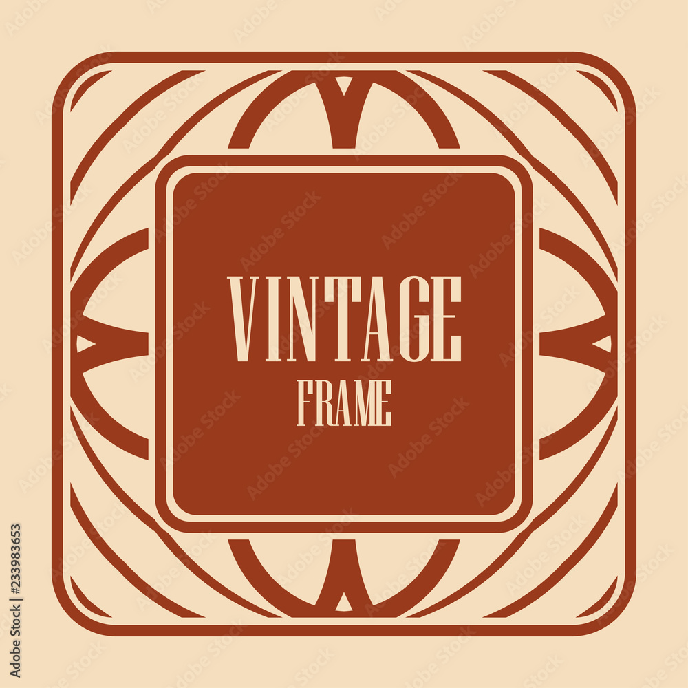 Art Deco Border Frame Art Deco Border Frame
