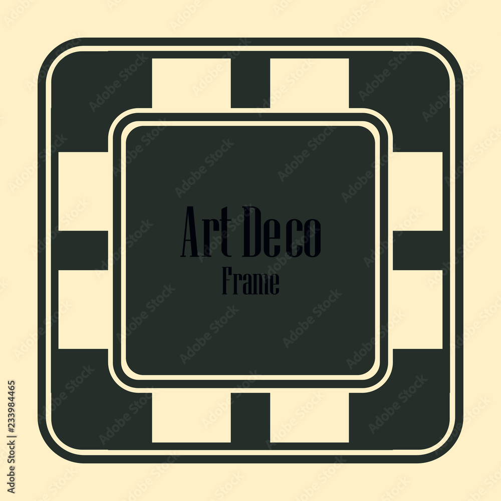 Art Deco Border Frame Art Deco Border Frame