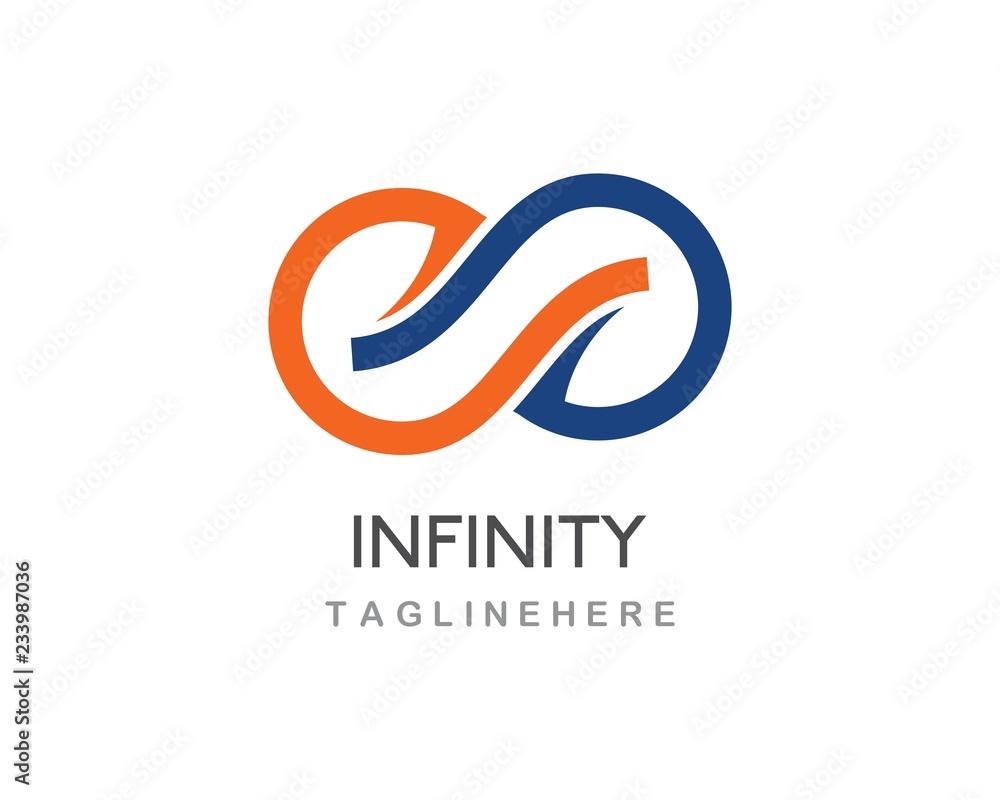 Obraz premium Infinity logo Vector