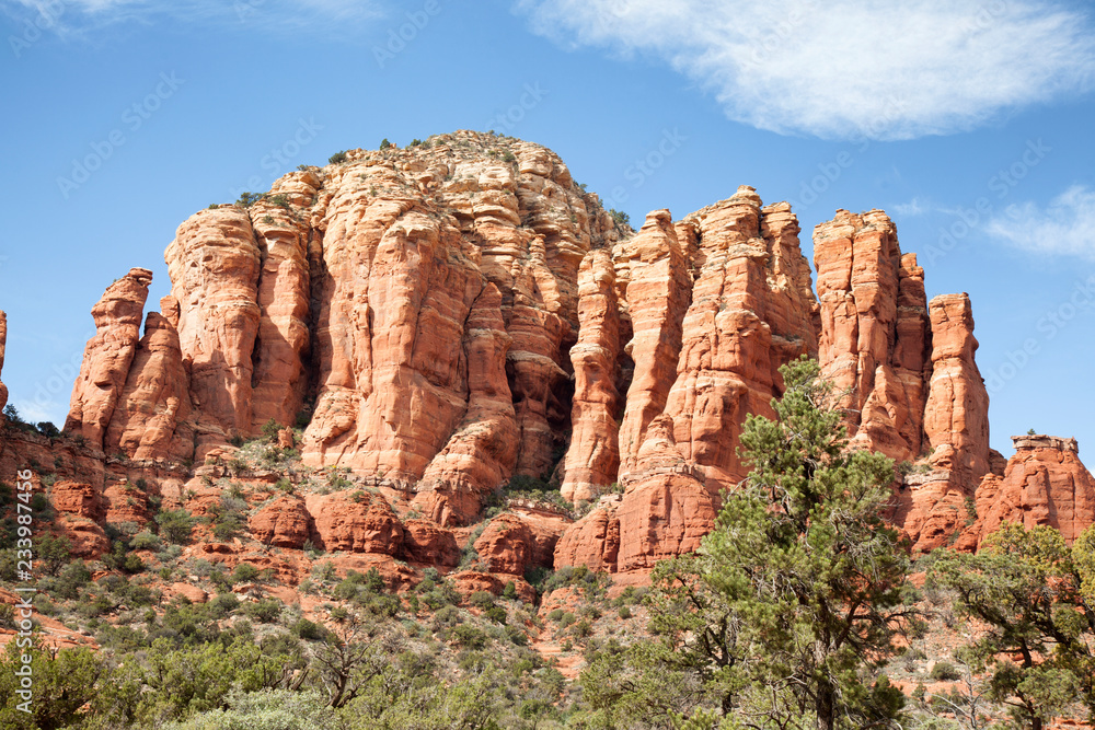 Red rock buttes in Sedona arizona