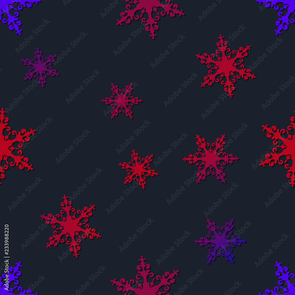 Snowflakes seamless pattern Snowflakes seamless pattern