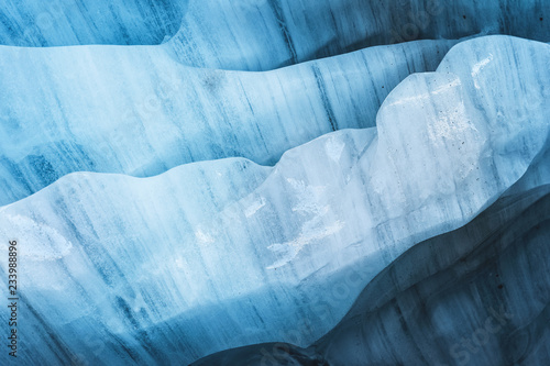 Wallpaper Mural Close-up the ceiling of an ice grotto in a crumbling glacier. Textured background. Global warming. Small DOF Torontodigital.ca