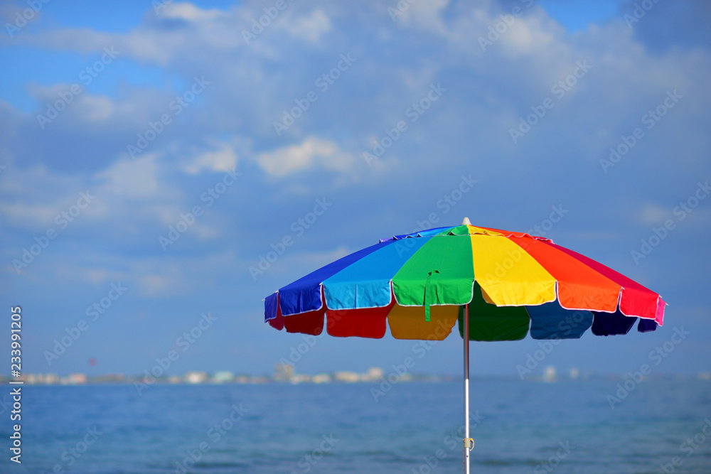Colorful Beach Umbrella