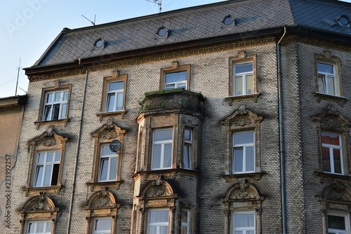 Obraz na płótnie kamienica w Krakowie w salonie