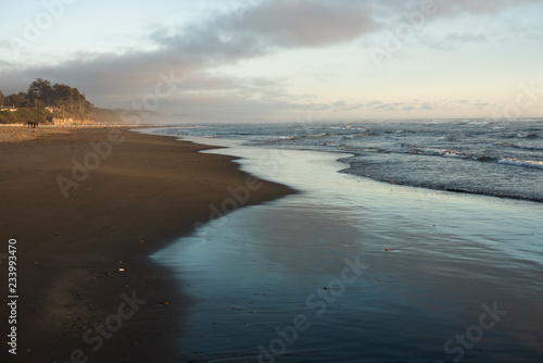 sunset on beach