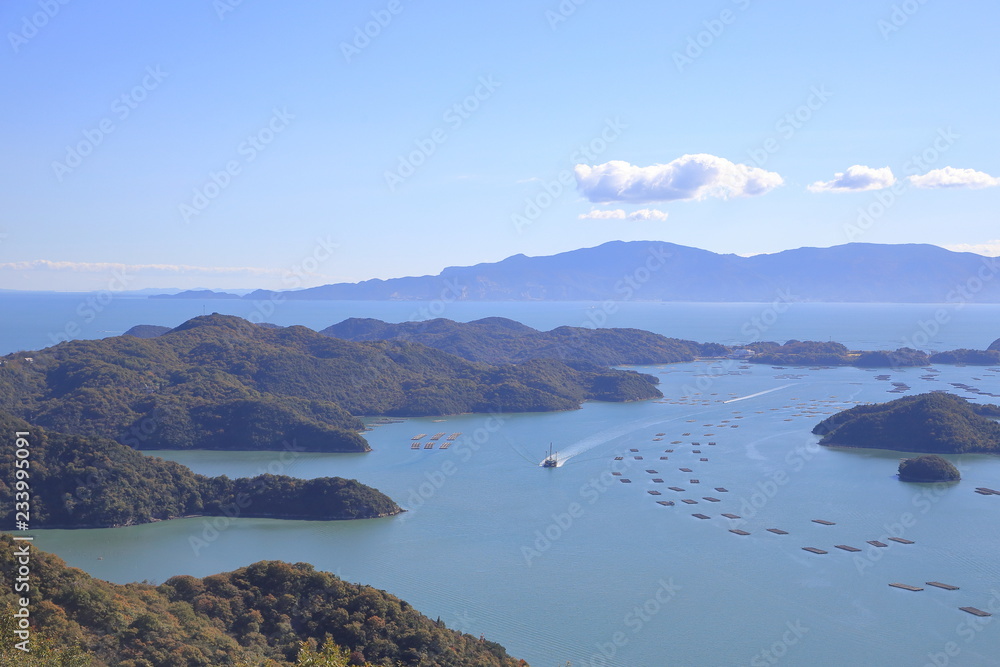 Katakami Bay in Okayama, Japan Katakami Bay in Okayama, Japan